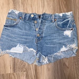 Ripped Jean shorts from Urban Outfitters